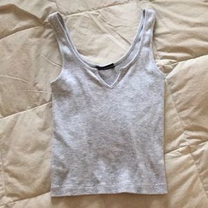 ⚡️BRANDY MELVILLE | Grey Cropped Tank